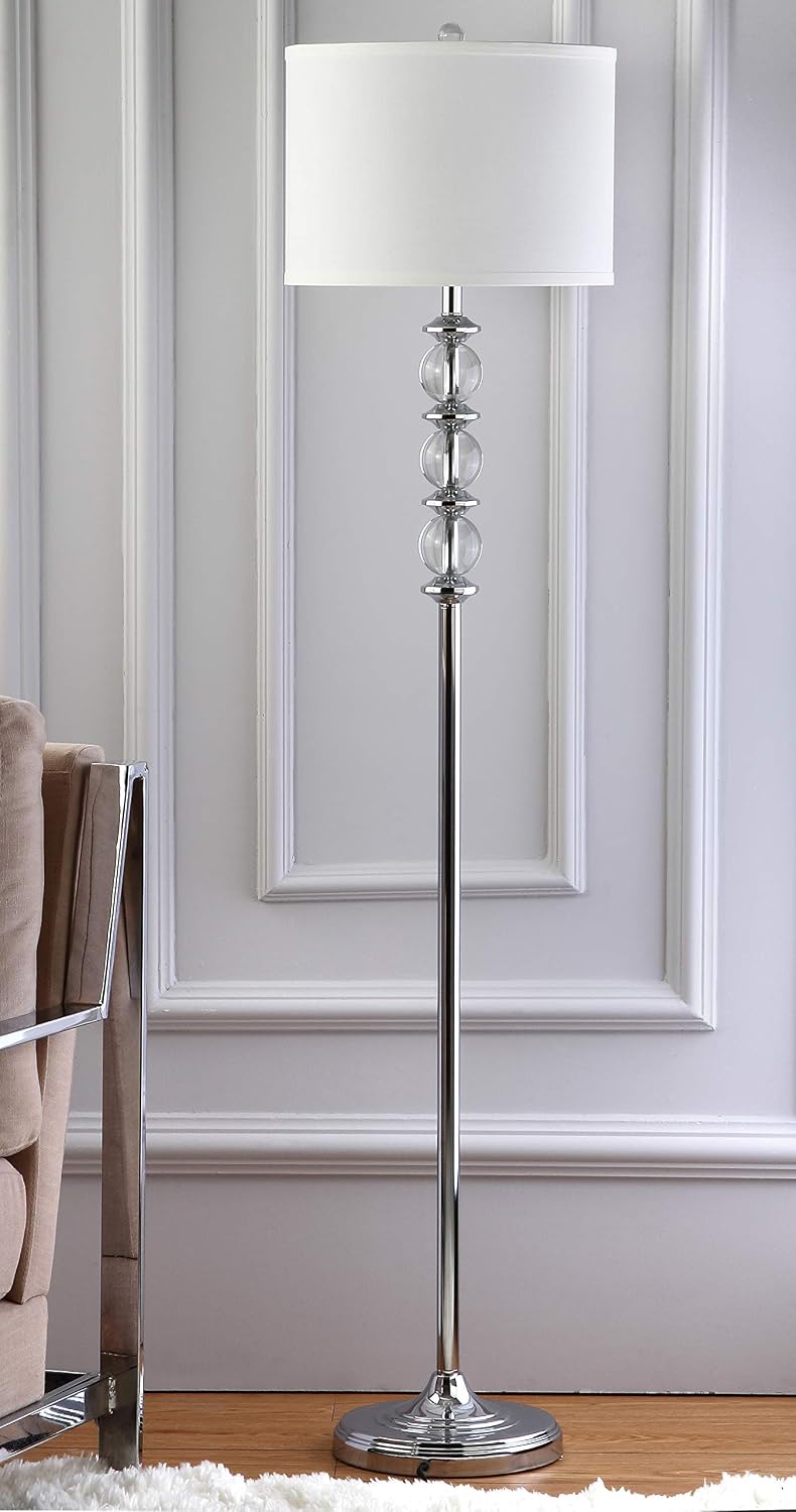 SAFAVIEH Riga Floor Lamp, 60" Crystal LIT4179A