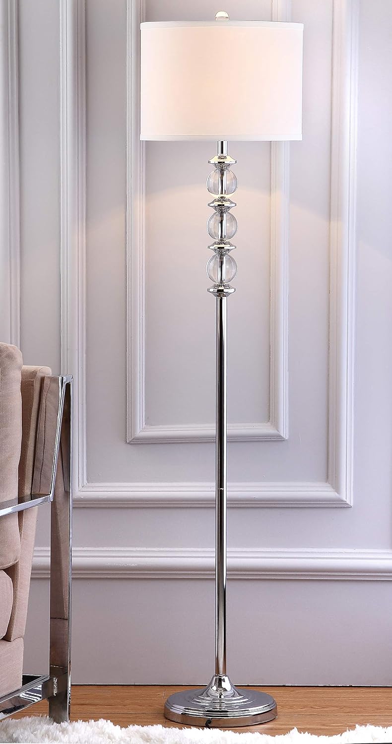 SAFAVIEH Riga Floor Lamp, 60" Crystal LIT4179A
